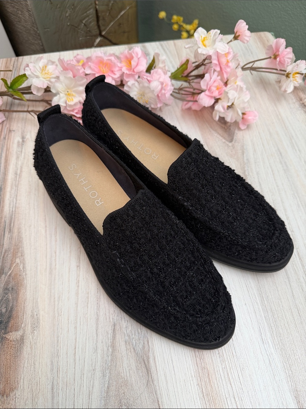 ROTHY’S Black Lug Loafer size 8